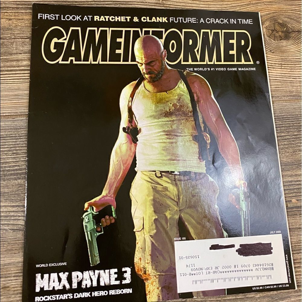 Game Informer Magazine Issue 195 July 2009  Rockstar's Max Payne 3